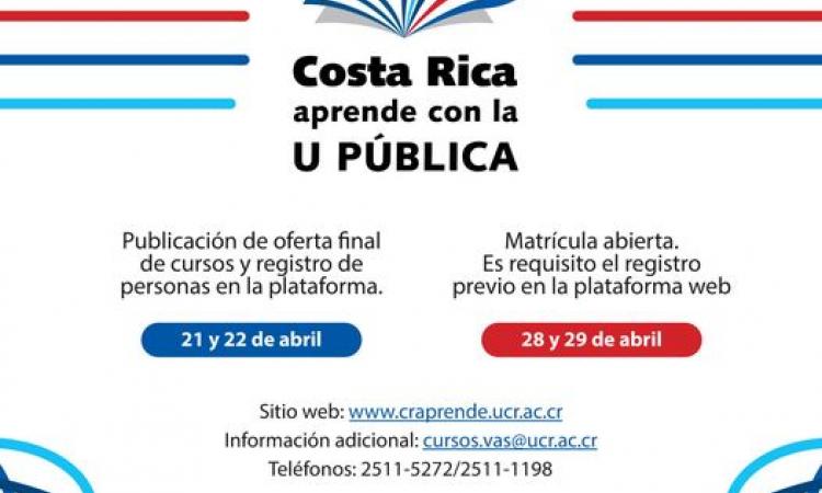 Costa Rica aprende con la U pública
